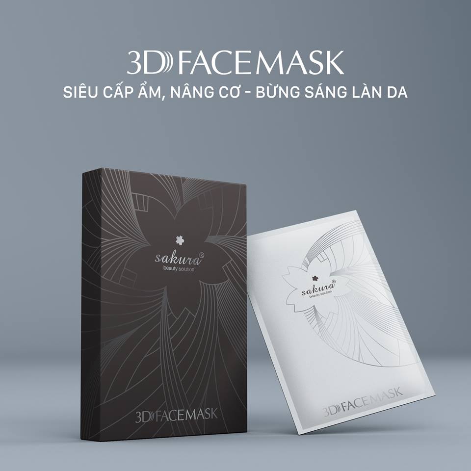 3D mask mặt nạ siêu cấp ẩm từ Nhật Bản