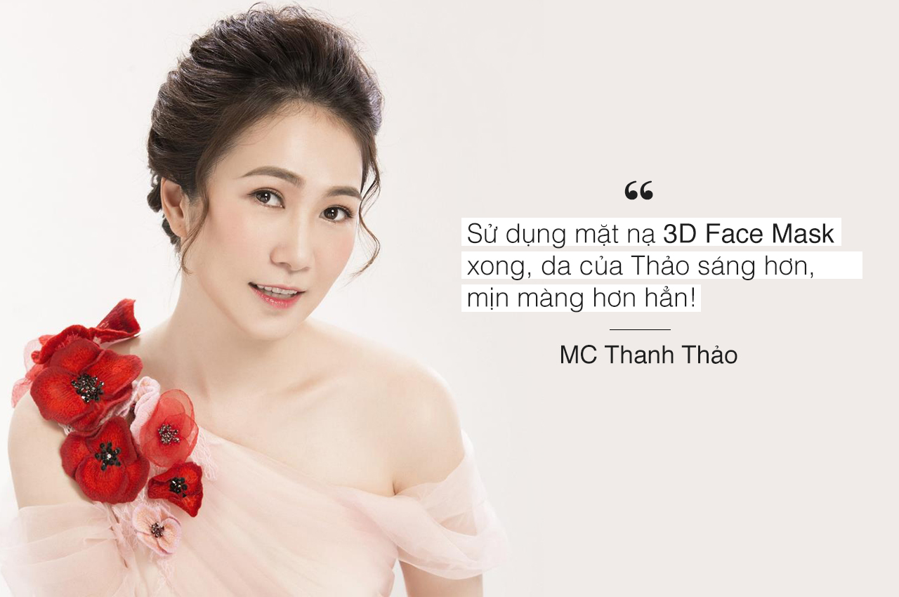 MC Thanh Thảo cảm nhận sự khác biệt sau khi sử dụng mặt nạ