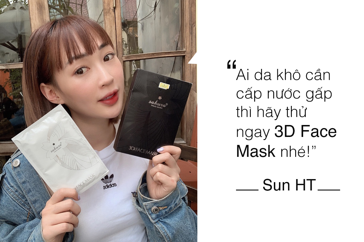 Sun HT nói gì về mặt nạ sakura 3D