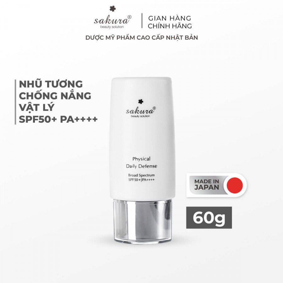 Sakura Physical Daily Defense SPF 50+ PA++++ 60G