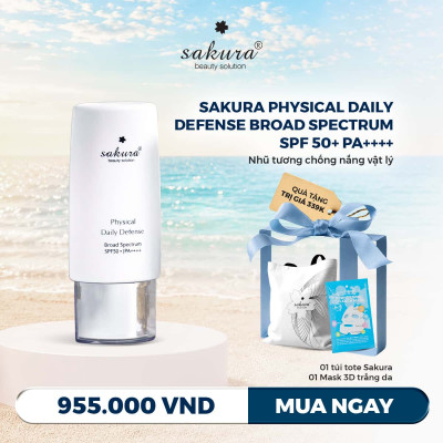 Sakura Physical Daily Defense SPF 50+ PA++++ 60G