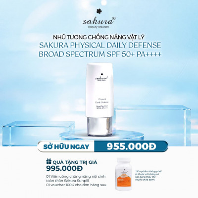 Sakura Physical Daily Defense SPF 50+ PA++++ 60G