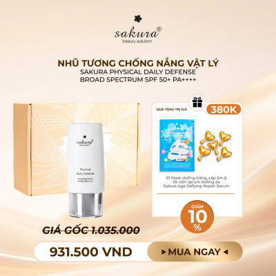 Sakura Physical Daily Defense SPF 50+ PA++++ 60G