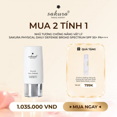 Sakura Physical Daily Defense SPF 50+ PA++++ 60G