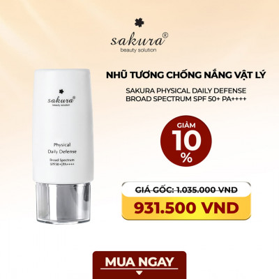 Sakura Physical Daily Defense SPF 50+ PA++++ 60G