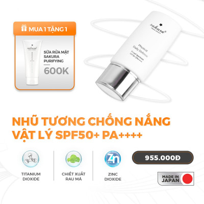 Sakura Physical Daily Defense SPF 50+ PA++++ 60G
