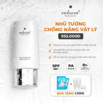 Sakura Physical Daily Defense SPF 50+ PA++++ 60G