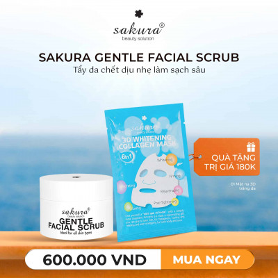 Sakura Gentle Facial Scrub