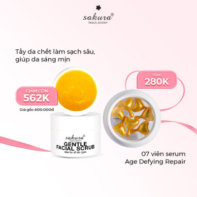 Sakura Gentle Facial Scrub
