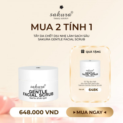 Sakura Gentle Facial Scrub