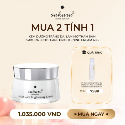 Sakura Spots Care Brightening Cream