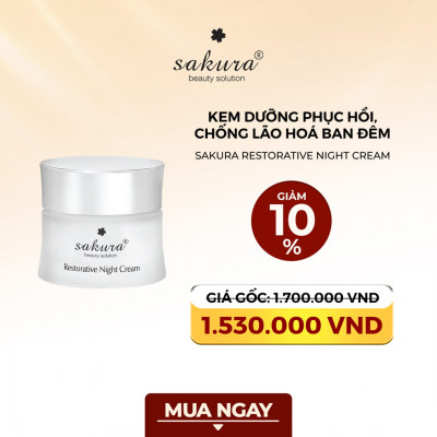 Sakura Restorative Night Cream