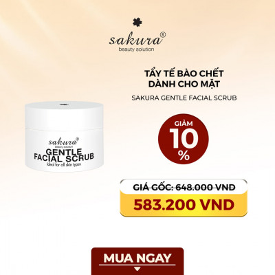 Sakura Gentle Facial Scrub