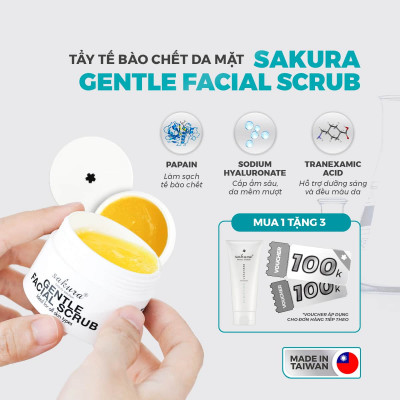 Sakura Gentle Facial Scrub
