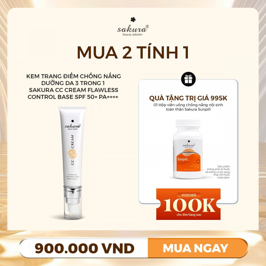 Sakura CC Cream Flawless Control