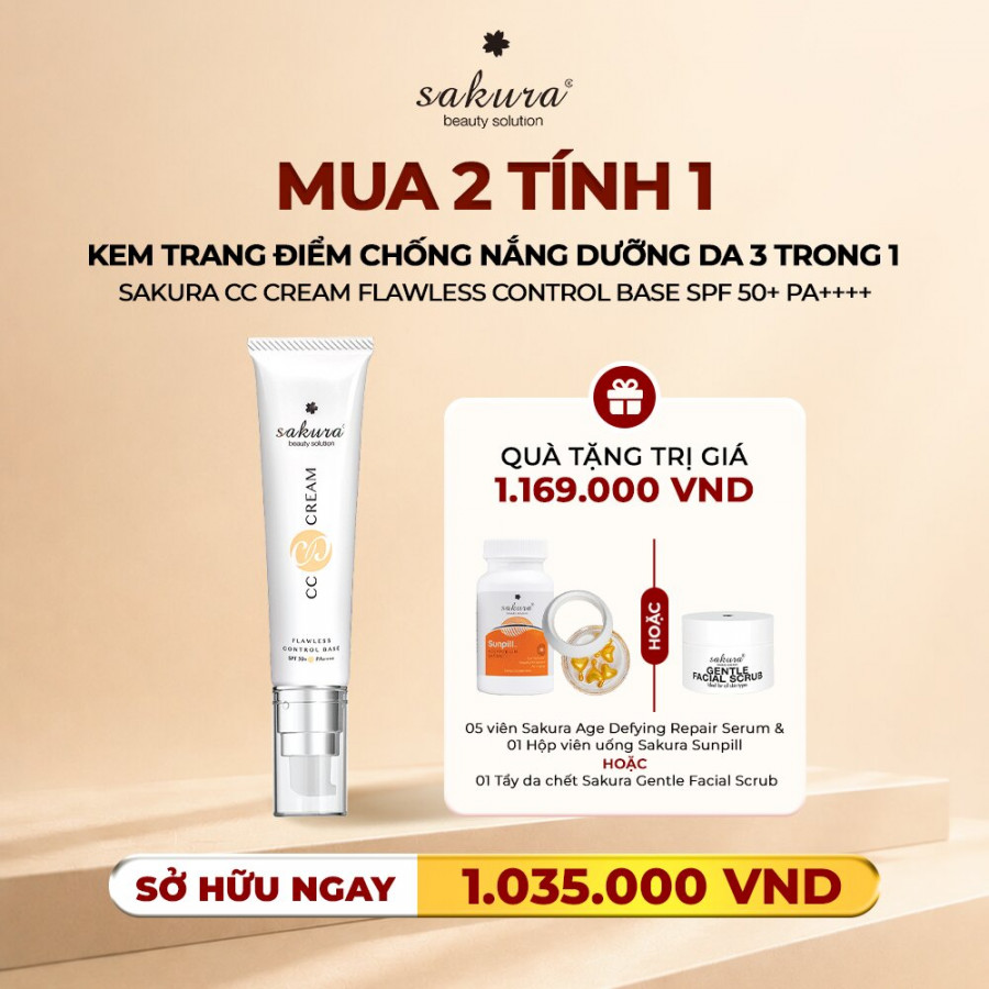 Sakura CC Cream Flawless Control