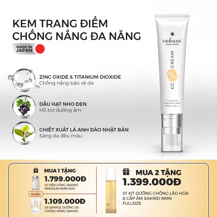 Sakura CC Cream Flawless Control