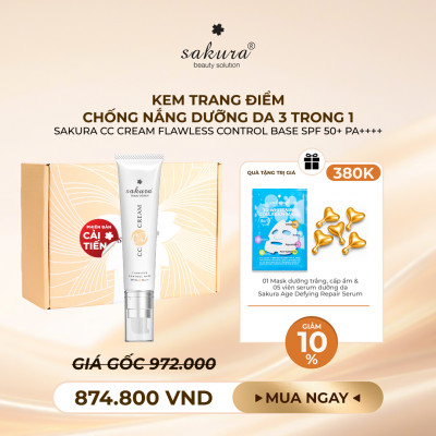 Sakura CC Cream Flawless Control Base