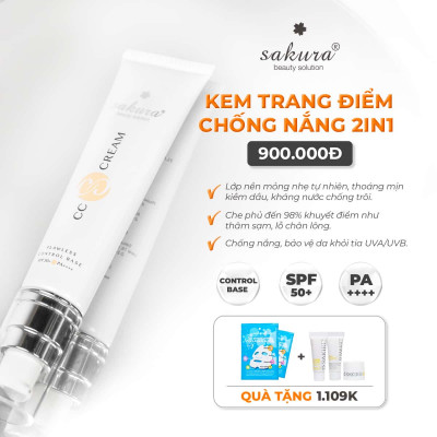 Sakura CC Cream Flawless Control Base