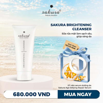 Sakura Brightening Cleanser