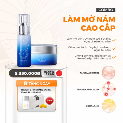 Combo Sakura Transforming Serum & Cream