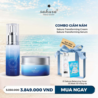 Combo Sakura Transforming Serum & Cream