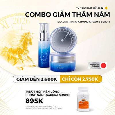 Combo Sakura Transforming Serum & Cream