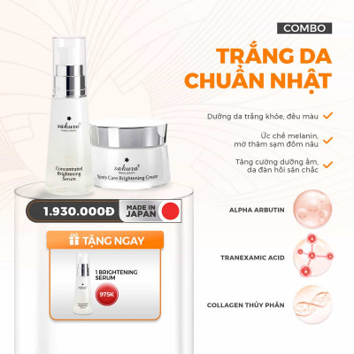 SAKURA BRIGHTENING SERUM & CREAM