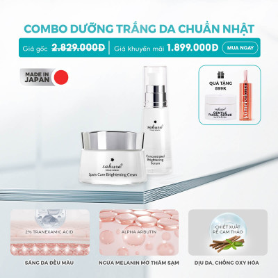 SAKURA BRIGHTENING SERUM & CREAM