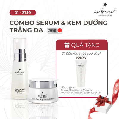 SAKURA BRIGHTENING SERUM & CREAM