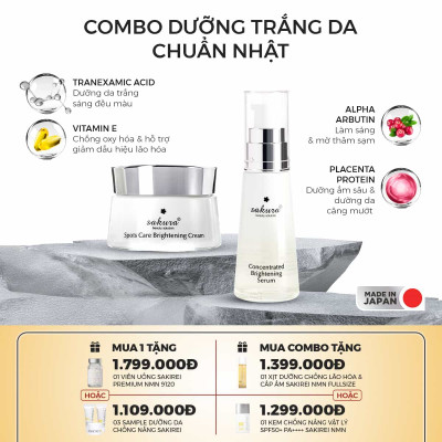 SAKURA BRIGHTENING SERUM & CREAM