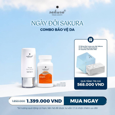 COMBO SAKURA SUNPILL & PHYSICAL DAILY DEFENSE