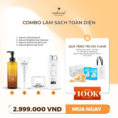 Sakura Comprehensive Cleaning Product Combo