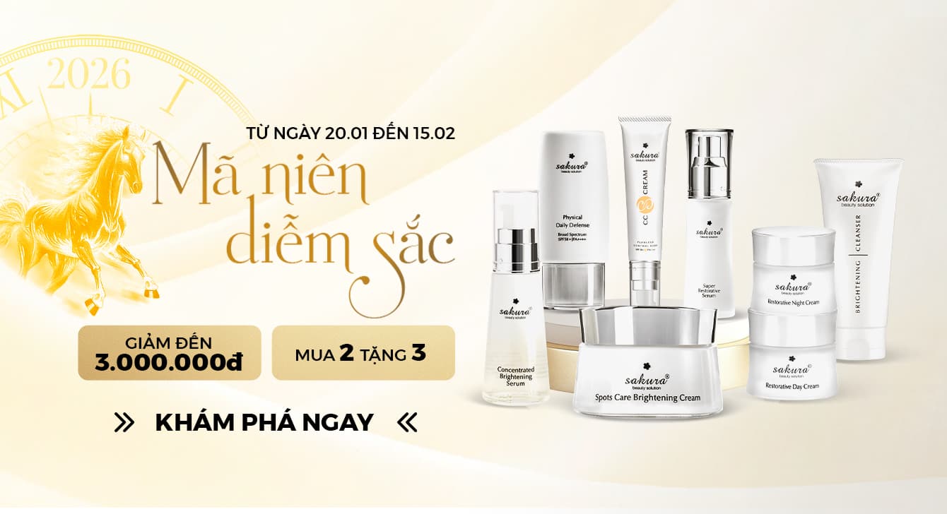 ƯU ĐÃI TẾT 2026 - MÃ NIÊN DIỄM SẮC