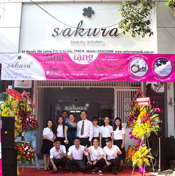 Sakura khai trương showroom Gò Vấp