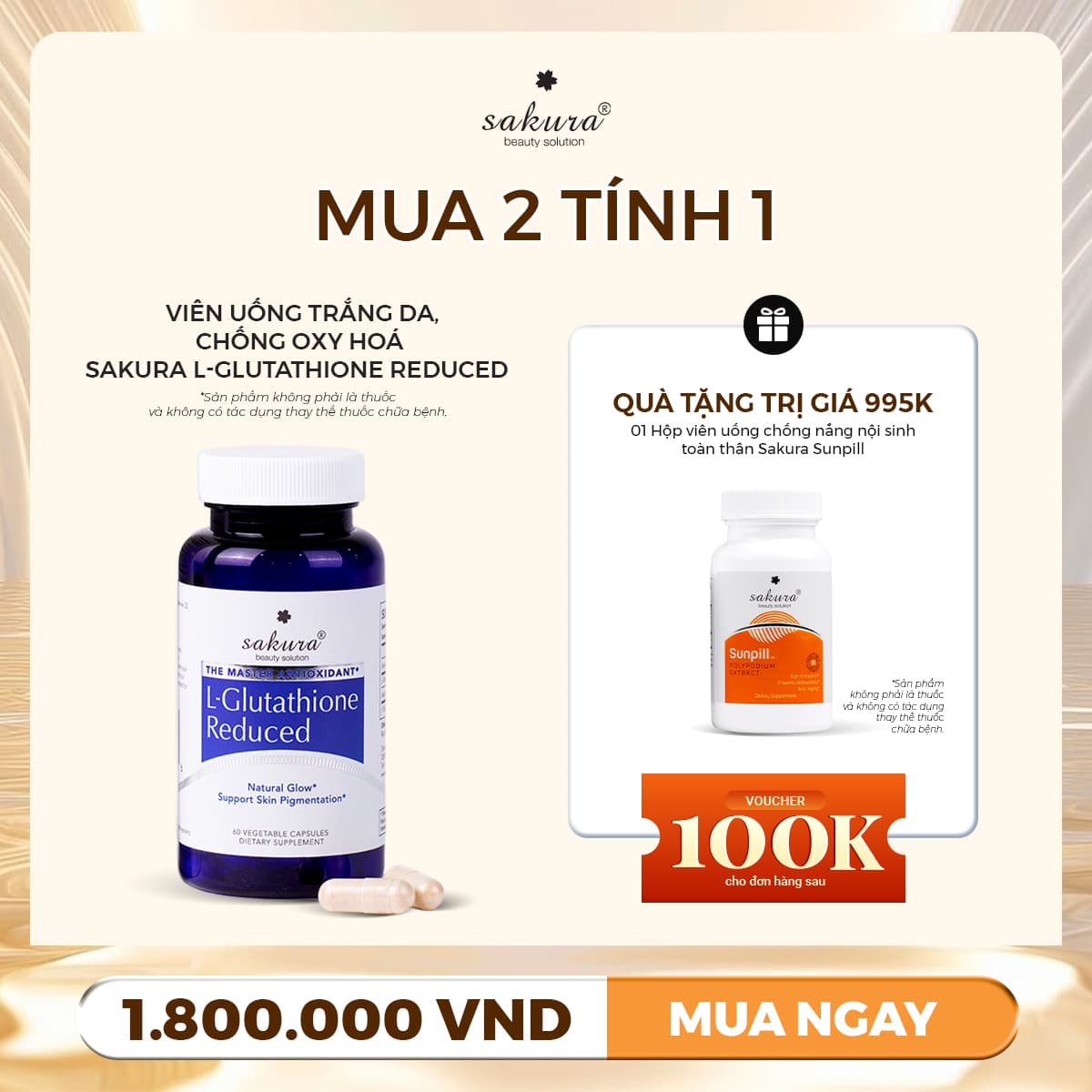 Sakura L-Glutathione Reduced