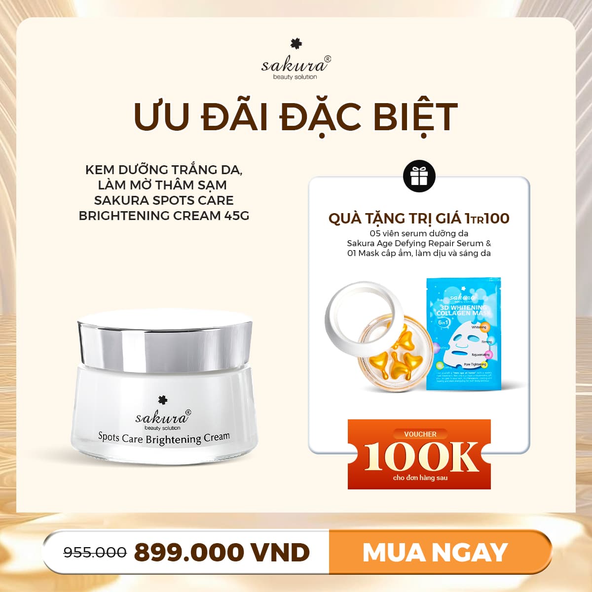 Sakura Spots Care Brightening Cream