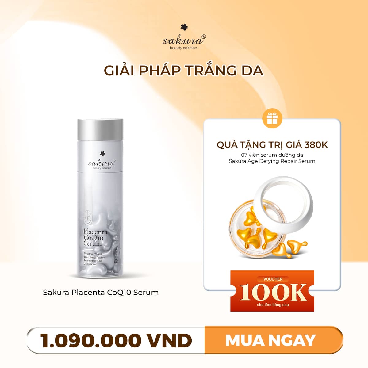 Sakura Placenta CoQ10 Serum
