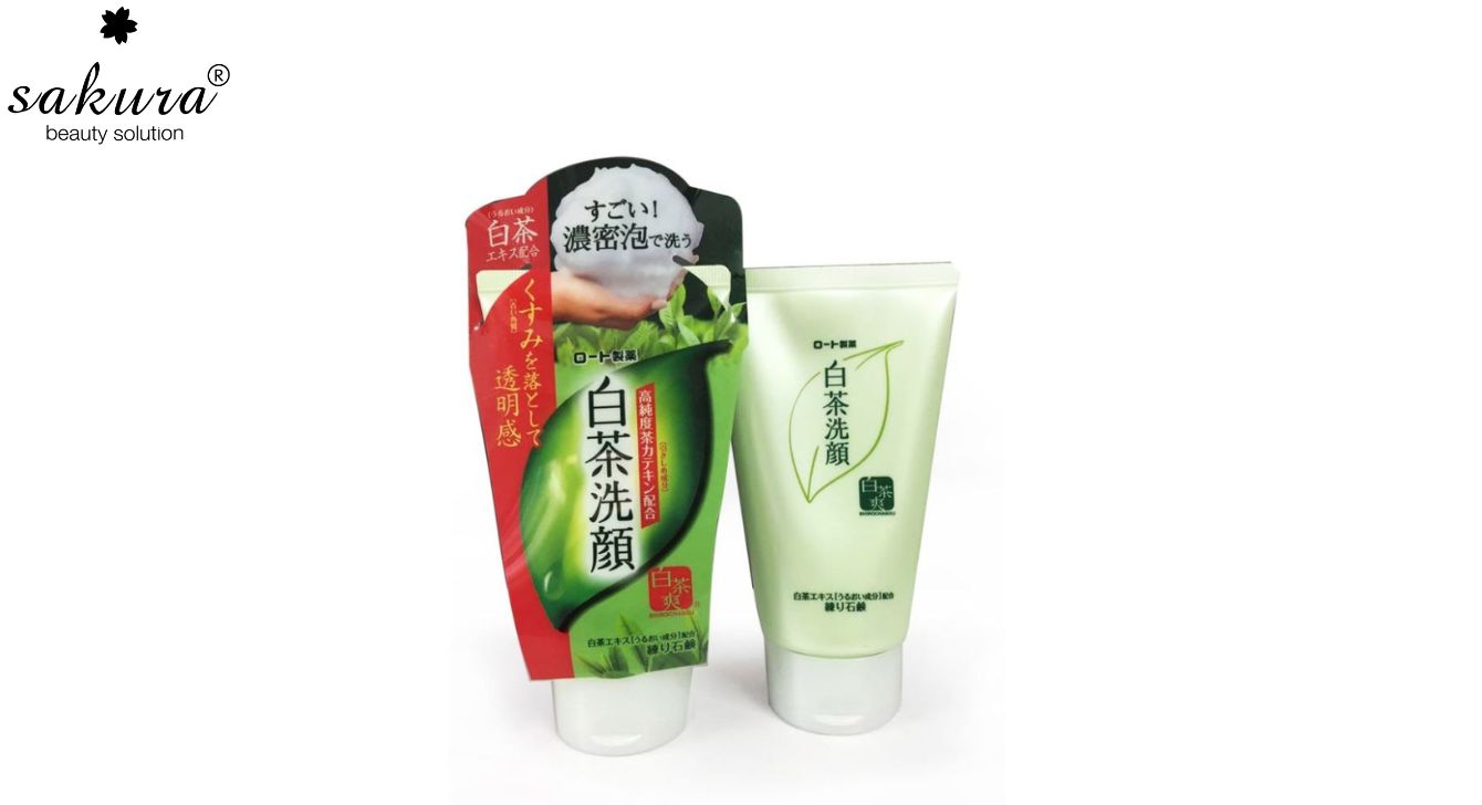 Sữa rửa mặt trà xanh Nhật Rohto Shirochasou Green Tea