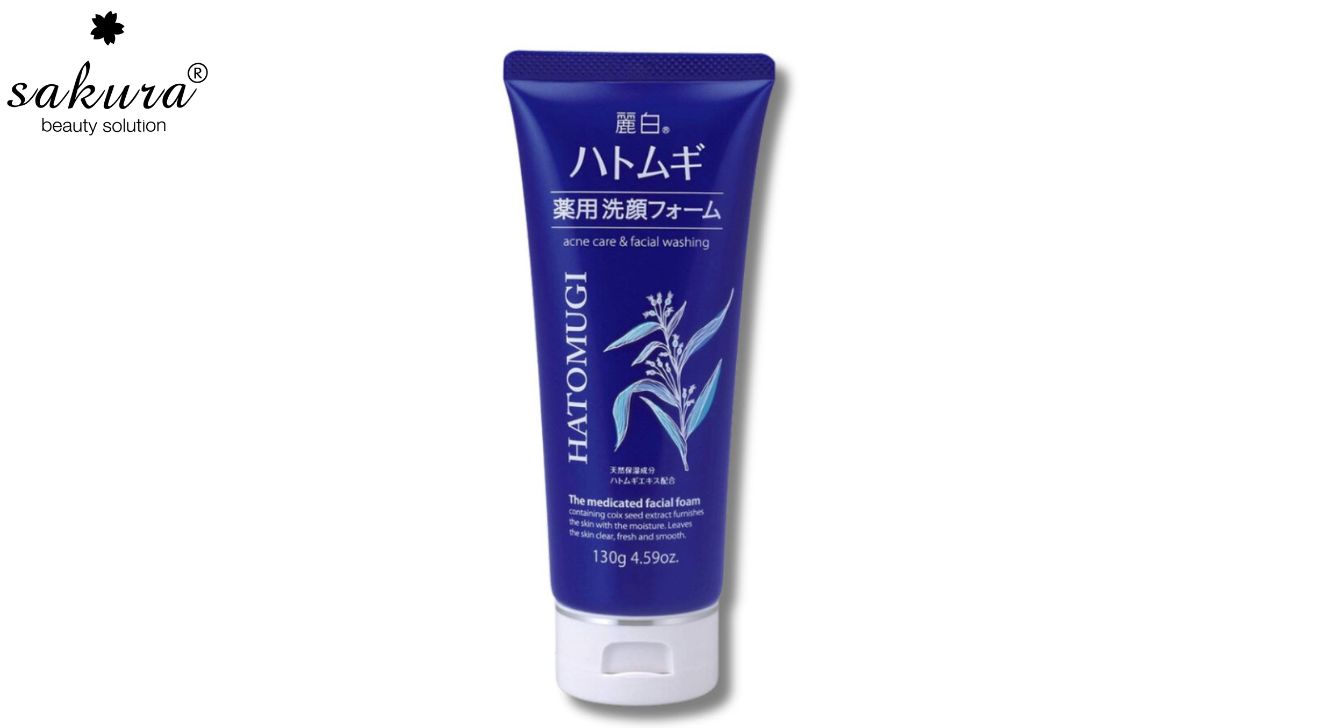 Sữa rửa mặt Nhật Hatomugi The Medicated Facial Foam